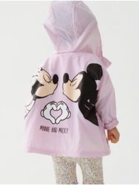 Zara Minnie Mickey Disney jacket toddler girl 12-18 months